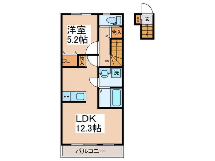 間取図 Clover　Court