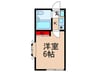 ＰＡＲＫ　ＳＩＤＥ 1Kの間取り