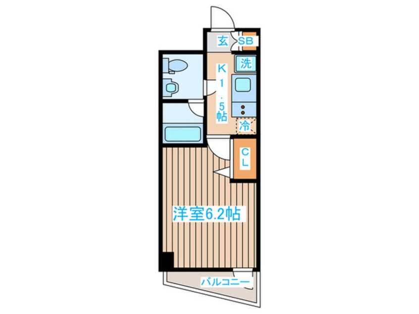 間取図 ﾘｳﾞｼﾃｨ初台
