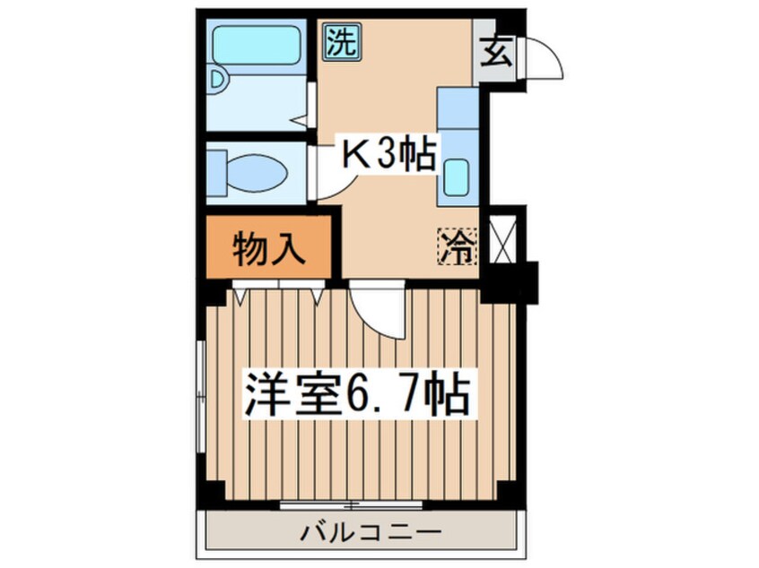 間取図 シャルマンＭ・Ｋ