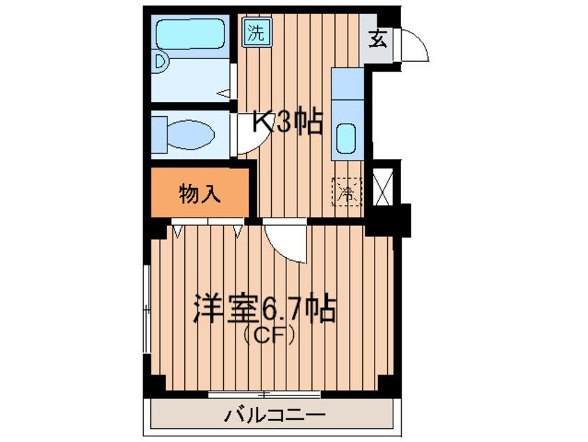 間取図 シャルマンＭ・Ｋ