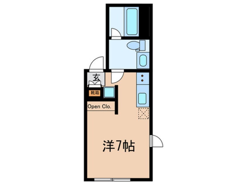間取図 ＰＡＳＥＯ白山Ⅱ