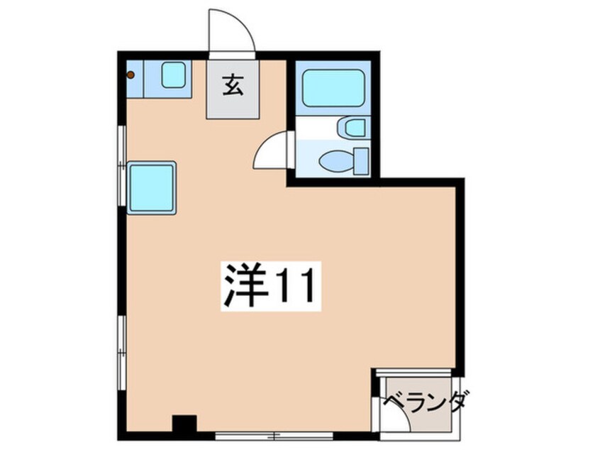 間取図 タイガ－ビル