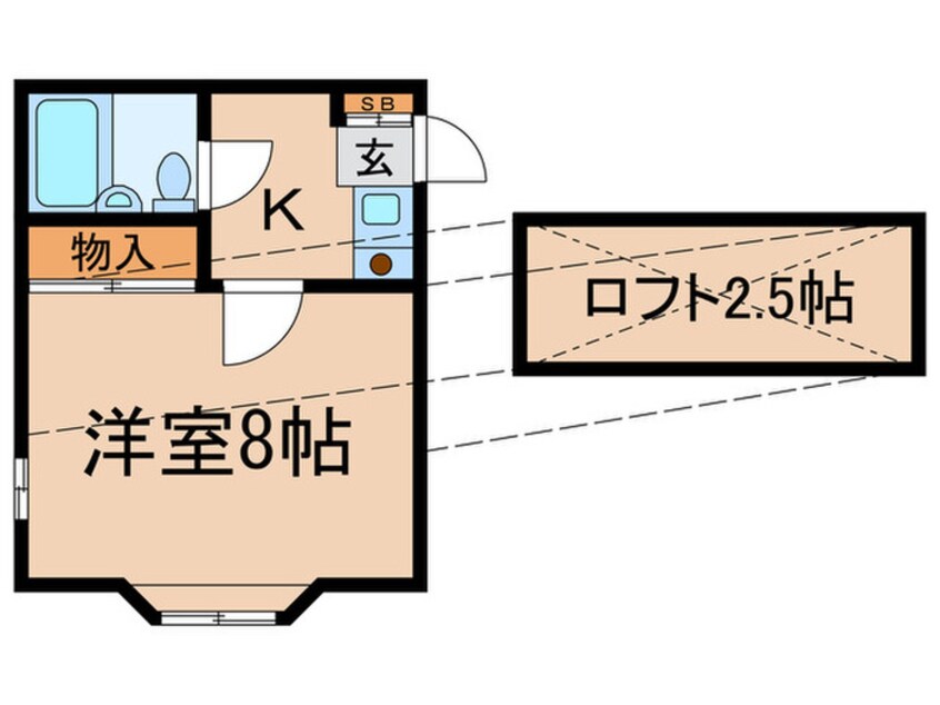 間取図 ＰＡＴＩＯ ２２