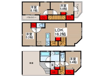 間取図 Kolet新柴又