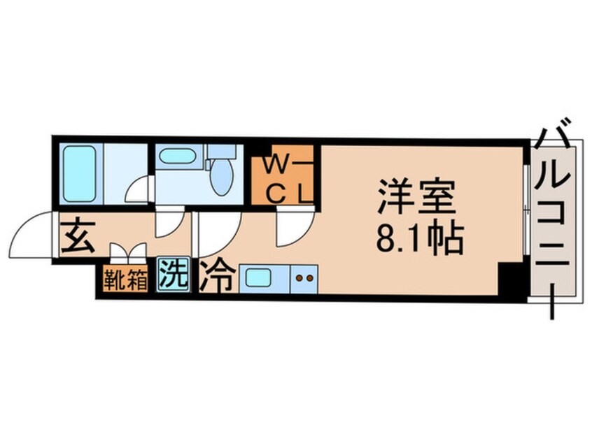 間取図 ONE ROOF FLAT TSUKISHIMA