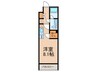ONE ROOF FLAT TSUKISHIMA 1Rの間取り