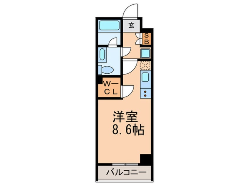 間取図 ONE ROOF FLAT TSUKISHIMA