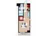 ONE ROOF FLAT TSUKISHIMA 1Rの間取り