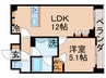 ONE ROOF FLAT TSUKISHIMA 1LDKの間取り