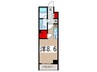 ONE ROOF FLAT TSUKISHIMA 1Rの間取り
