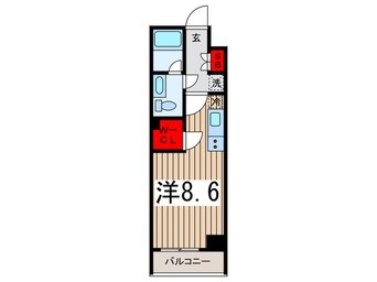間取図 ONE ROOF FLAT TSUKISHIMA