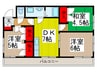 カ－サ塚越 3DKの間取り