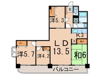 間取図 D´sVARIE上池台レジデンス