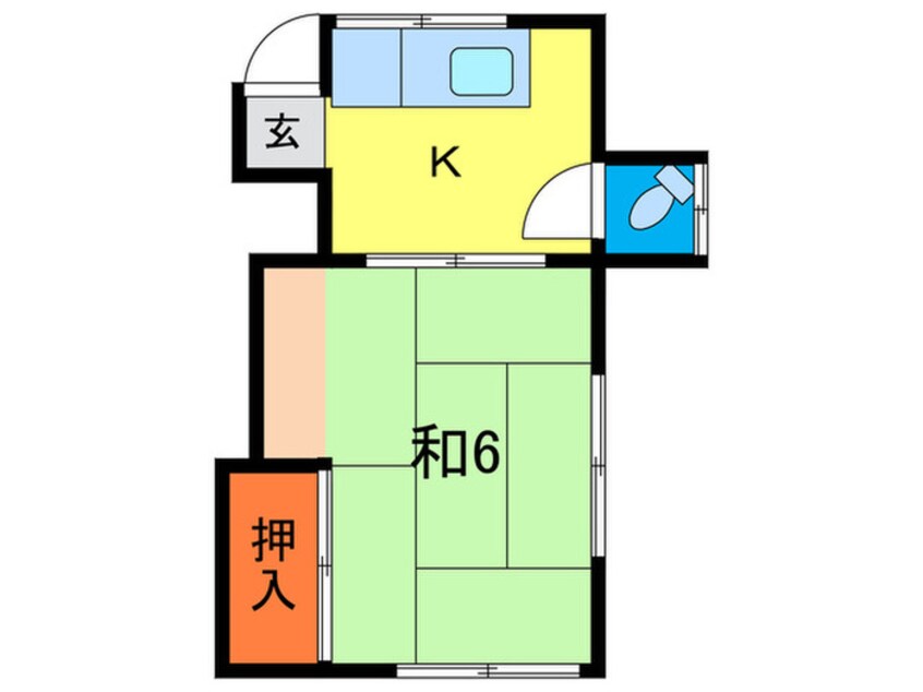 間取図 乃木荘