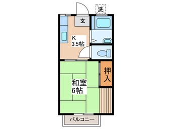 間取図 コ－ポ赤堤