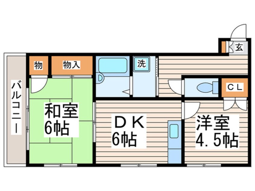 間取図 ユーコート東長崎