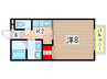 パセオ・高橋 1Kの間取り