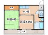 コ－ポ泉 2Kの間取り