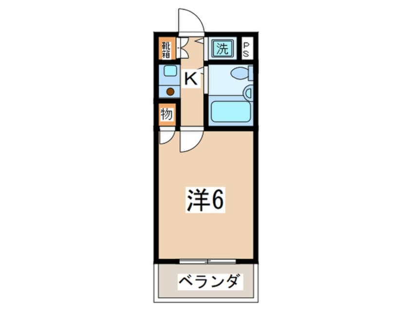 間取図 ワコ－レ相武台前（４０６）