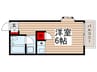 コ－ポオギハラ 1Rの間取り