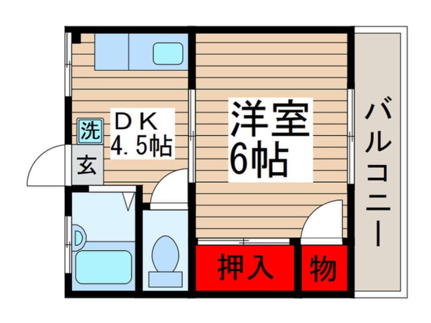 間取図 末広荘
