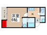 RMK川越 1Kの間取り