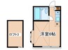メゾンド・モナーク 1Rの間取り