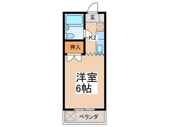 間取図 ビューラー三ヶ島Ⅱ