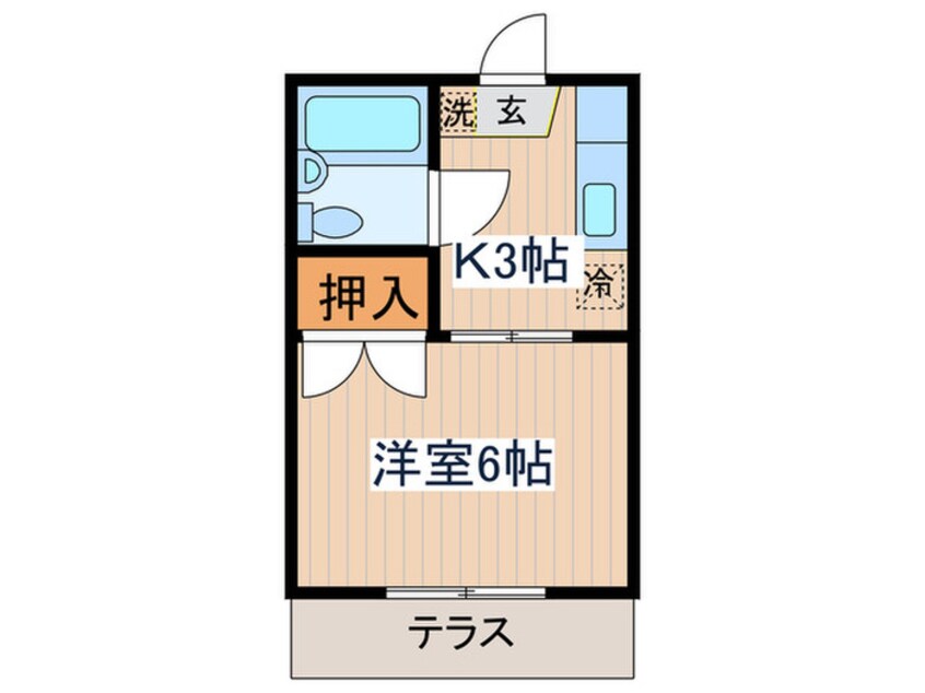 間取図 コ－ポ伸光