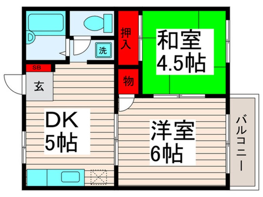 間取図 メゾン・ド・ボヌ－ル