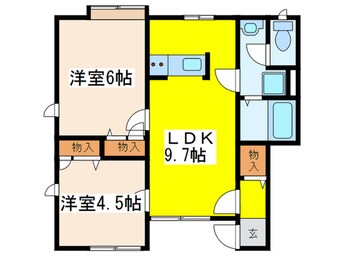 間取図 エクセレントハイツ