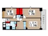 ウインベル我孫子 2LDKの間取り