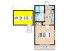フェリス・シェア逗子 1Kの間取り