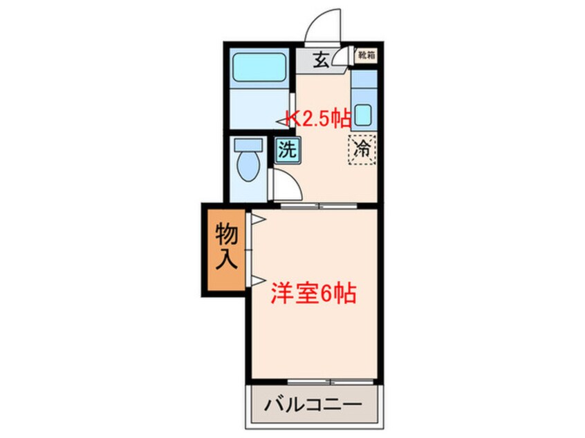 間取図 スカイグリ－ン