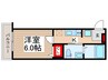 ウエストガーデンふじみ野 1Kの間取り