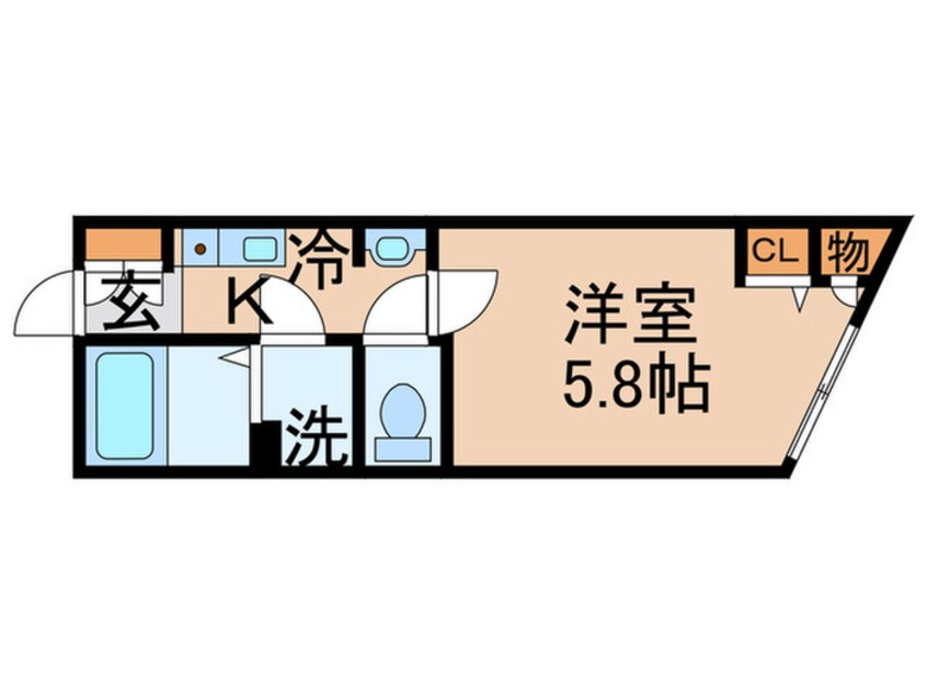 間取図 仮)MQuarto五反野