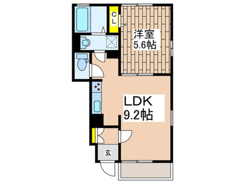 間取図 アムールアンバー