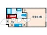 アルデンシア 1Kの間取り