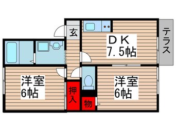 間取図 グレイスコート