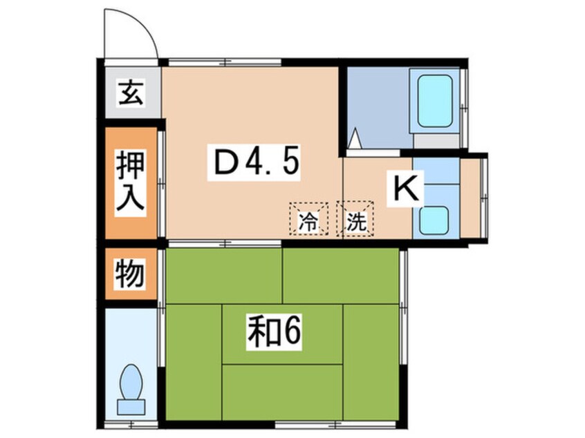 間取図 吉田荘