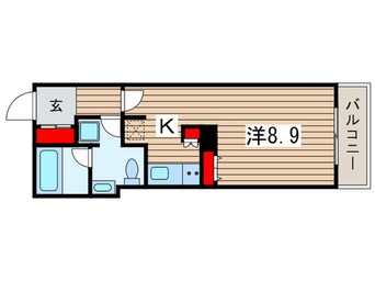 間取図 アリーム稲毛海岸