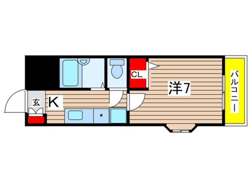 間取図 ミーレ学園前