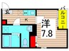 Bleu Fonce 1Kの間取り
