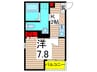 Bleu Fonce 1Kの間取り