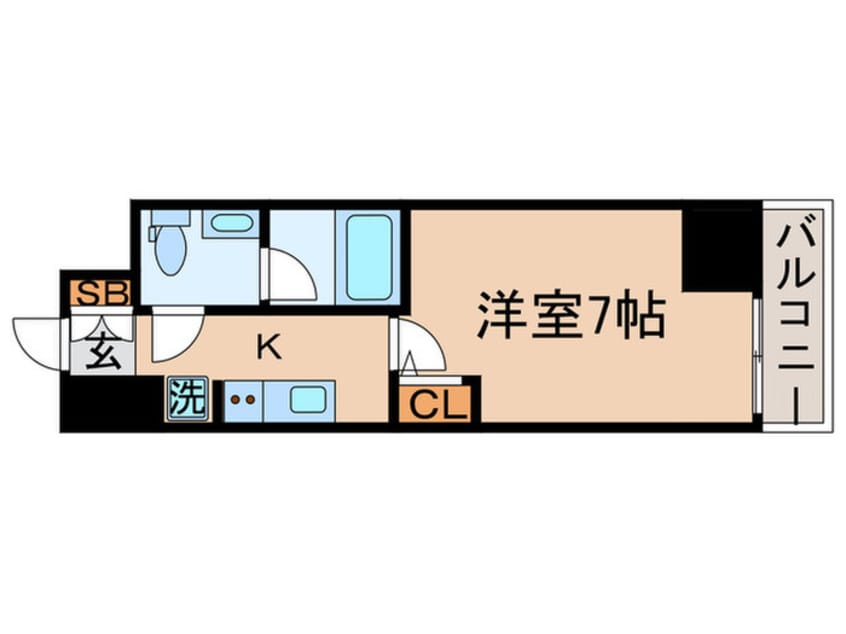 間取図 ジェノヴィア金町(201)