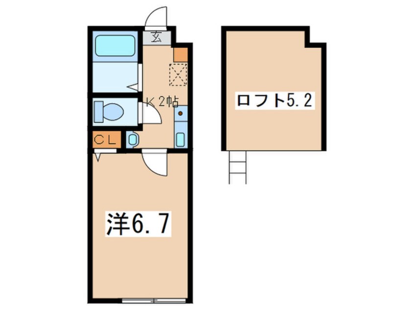 間取図 shalaroste Hills Machida
