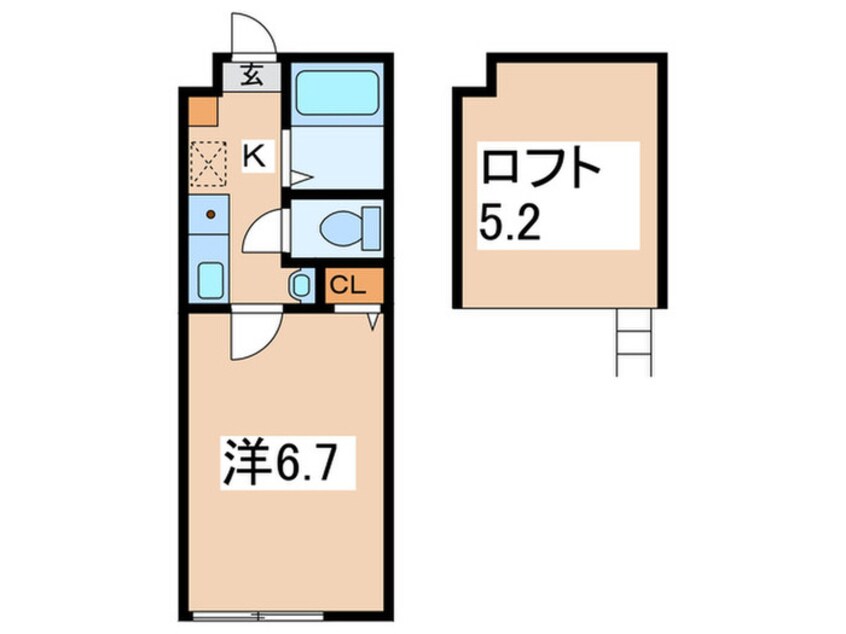 間取図 shalaroste Hills Machida