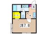 プランドールT&N 1Kの間取り