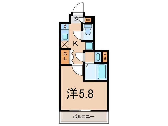 間取り図 クレヴィスタ横浜大口